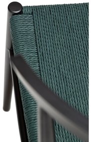 Sedia da pranzo nero-turchese Sava - DAN-FORM Denmark