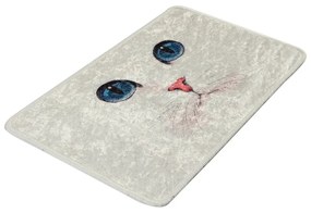Tappetino per il bagno color crema 40x60 cm Blue Eyes – Foutastic