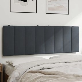 Cuscino Testiera Grigio Scuro 140 Cm İn Velluto /