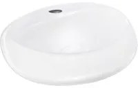 Lavabo sospeso modello Cloud Rak Ceramics cm 65x44 ceramica bianca lucida senza troppopieno