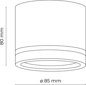 Faretto JET 1xGX53/11W/230V bianco