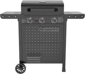 Barbecue A Gas 3 Fuochi Ripiani Pieghevoli Hot 3 C-Line