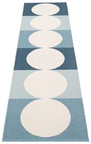 Passatoia da interno/esterno blu/color crema 70x280 cm Otto Sky – Pappelina