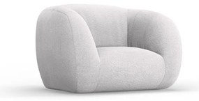 Poltrona grigio chiaro in tessuto bouclé Essen - Cosmopolitan Design