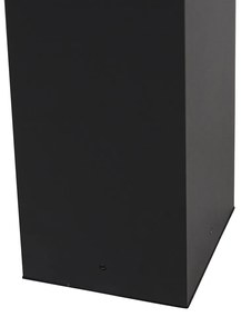 Lampada da terra per esterni intelligente nera 80 cm con WiFi ST64 - Charlois