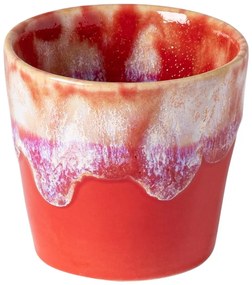 Tazza da espresso in gres rosso e bianco, 90 ml Grespresso - Costa Nova