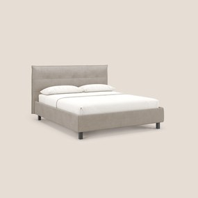 Liam letto contenitore con testata trapuntata in tessuto smacchiabile T17 beige