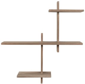 Scaffale a castello in legno di pino in colore naturale Gavi - House Nordic