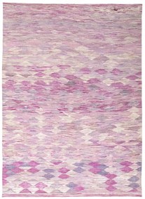 Kilim Tappeto 260x190 Rosso (Iran) Tessuto A Mano