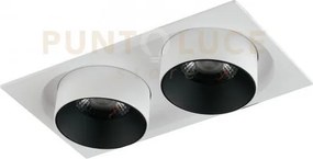 Incasso led outsider bianco 30w 2750lm 4000k 18,4x18,4x10cm 2 luci
