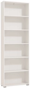 MADDIE - libreria sei ripiani moderno minimal in legno