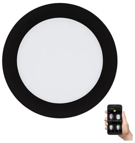 Eglo 31744 - Lampada da bagno LED dimmerabile FUEVA-Z 10,5W/230V IP44 nero