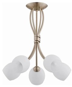 Lampadario a plafone BUENA 5xE14/10W/230V oro