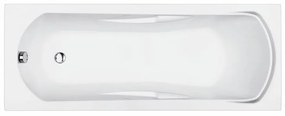 Vasca rettangolare Alba bianco 70 x 170 cm