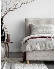 Letto singolo imbottito beige con rete 90x200 cm Sleepy Luna - Miuform