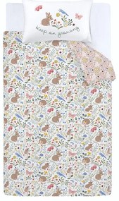Biancheria da letto singola per bambini 135x200 cm Garden Animals - RHS