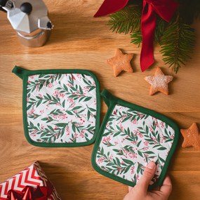 Set 2 presine forno 20x20 cm agrifoglio