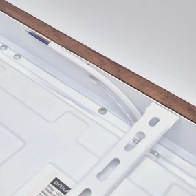 Brilagi - Lampada da bagno LED WOODY FRAME LED/40W/230V 60x60 IP44 rovere ciliegio