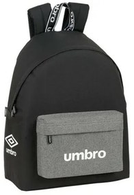 Zaino Scuola Umbro Nero Grigio