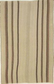 Kilim Tappeto 140x220 Rosso (Iran) Tessuto A Mano