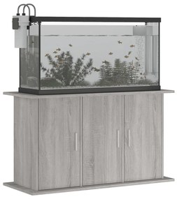 Supporto acquario 101x41x58 cm legno multistrato grigio sonoma