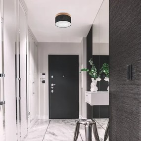 Brilagi - LED Plafoniera BELLADONNA 1xE27/15W/230V nero/quercia