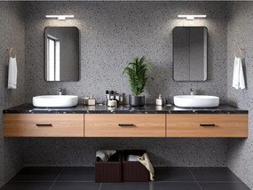 Lampada da parete a LED nera Catania - GTV