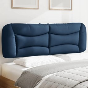 Cuscino Testiera Blu 160 Cm İn Tessuto /