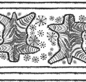 Rebel Walls Carta da parati panoramica Zebra Skin - Graphic