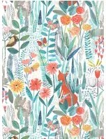 Harlequin Tapete Hide and Seek - Poppy/ Marine/ Ochre