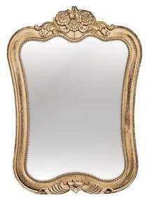 Specchio da parete 49x69 cm oro