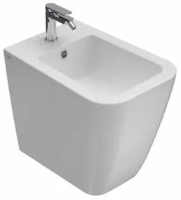 Stone Multi Bidet A Terra Con Fissaggio Ghost 52x36 H 43 Cm Bianco Lucido