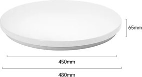 Brilagi - Plafoniera LED MILKY WAY LED/36W/230V 3000K Ø 48 cm