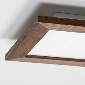 Eglo - Pannello a montaggio superficiale LED RGBW dimmerabile SALOBRENA-C LED/16W/230V marrone scuro + telecomando