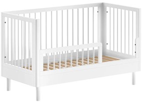 Lettino bianco in faggio massiccio 70x140 cm Forrest – Vipack