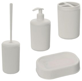 Set 4 Accessori D'Appoggio Feridras "Colorado" Bianco