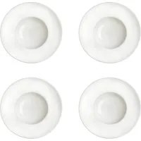 Set 4 Piatti Fondi 30 cm in Porcellana Allluminica Kaleidos Aluxina Pasta Bowl Bianchi