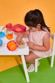 Bottiglia Sport 600 ml – rosa/arancione