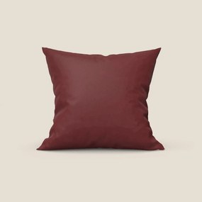 Rotterdam cuscino disponibile in diversi colori realizzato in microfibra effetto velluto raso impermeabile T09 rosso