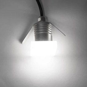 Faretto LED 1W IP65 Quadrato Luce Diffusa - Professional Colore Bianco Naturale 4.000K
