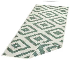 Tappeto da esterno verde e crema , 80 x 345 cm Malta - NORTHRUGS