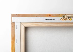 Quadro su tela – Bufalo con imitazione di pittura