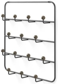 Appendiabiti in metallo nero naturale 36 cm Estique - Umbra