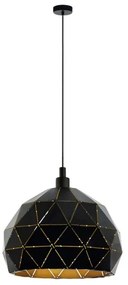 Eglo 97841 - Lampadario a sospensione con filo ROCCAFORTE 1xE27/60W/230V