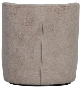 Poltrona in velluto marrone chiaro Atty - WOOOD