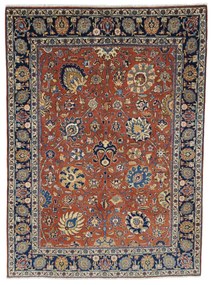 Tabriz Tappeto persiano 150 x 210 Rosso (Iran) Annodato A Mano