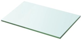 Mensola in vetro trasparente 20x30 cm