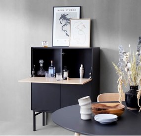 Mobile vino nero in rovere 91x111 cm Edge by Hammel - Hammel Furniture