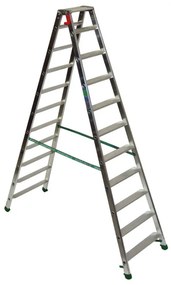 Scala FACAL doppia Dupla in alluminio 10 gradini portata massima 150 kg EN 131 per lavori fino a 3.5 m
