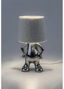 Rabalux 74216 - Lampada da tavolo SMURFY 1xE14/40W/230V cromo lucido